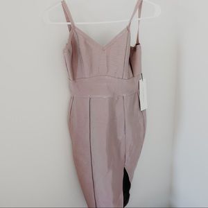 Pink Bodycon mini dress